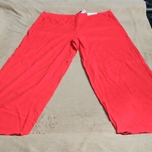 Chico's NWT Pull On Stretch Linen Wide Leg Pant